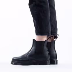 Bottes Mono Smooth Chelsea Cuir Noir