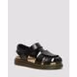Sandales - DR MARTENS - Moby II J - Fille - Cuir - Scratchs - Noir