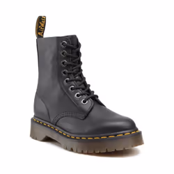 Bottes 1460 Pascal Bex Cuir Noir