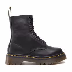 Bottes 1460 Pascal Bex Cuir Noir