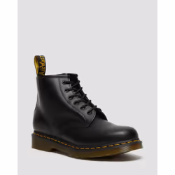 Dr Martens 101 Smooth Lace Up Black Smooth