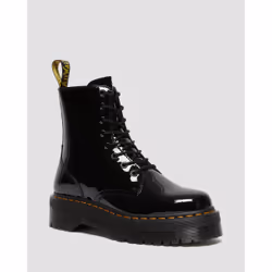 Bottes Jadon Patent Lamper Cuir Noir