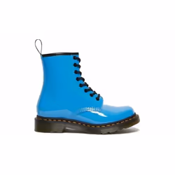 Bottes Vegan 1460 Patent Cuir Bleu