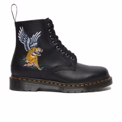 Bottes 1460 Souvenir Embroidered Cuir Noir