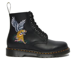 Bottes 1460 Souvenir Embroidered Cuir Noir