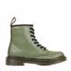 Bottes Dr Martens 1460 J - Vert - Cuir - Fille - Zip - 2 cm