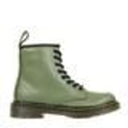 Bottes Dr Martens 1460 J - Vert - Cuir - Fille - Zip - 2 cm