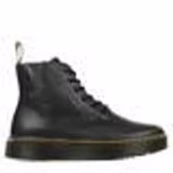 Bottes Dr. Martens Amphibian 100 en cuir pour homme - Noir - Lacets - Hauteur de tige moyenne