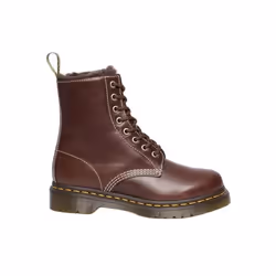 Bottes Dr Martens 1460 Serena pour Femme - Marron - Cuir - Lacets