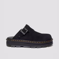 Mocassins Zebzag Slingback Platform Daim Noir