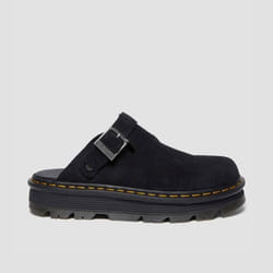 Mocassins Zebzag Slingback Platform Daim Noir