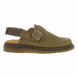 Sandales - Dr. Martens - JORGE 2 - Cuir nubuck - Kaki - Talon plat 3 cm