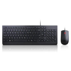 Lenovo 4X30L79883 clavier Souris incluse USB QWERTY Anglais américain Noir