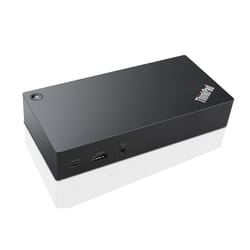 Lenovo 40A90090EU station d'accueil Avec fil USB 3.2 Gen 1 (3.1 Gen 1) Type-C Noir