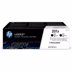 HP 201X LaserJet, lot de 2 cartouches de toner grande capacité authentiques, noir, 5600 pages, Noir, 2 pièce(s)