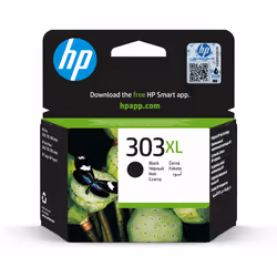 HP Cartouche d’encre noir 303XL grande capacité authentique, Rendement élevé (XL), Encre à pigments, 12 ml, 600 pages, 1 pièc ...
