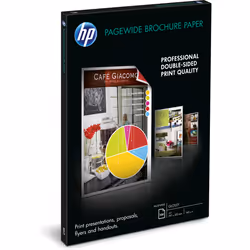 HP PageWide Glossy Brochure papier jet d'encre A3 (297x420 mm) Gloss 100 feuilles Blanc