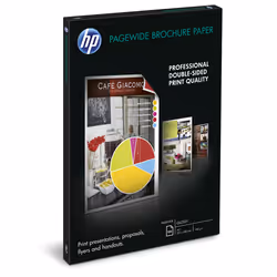 HP PageWide Glossy Brochure papier jet d'encre A3 (297x420 mm) Gloss 100 feuilles Blanc