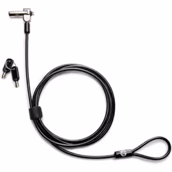 HP Câble de verrouillage à clé Nano, 1,83 m, Code, Acier galvanisé, Noir, Métallique