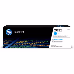 HP 203X cartouche de toner LaserJet grande capacité cyan authentique, 2500 pages, Cyan, 1 pièce(s)