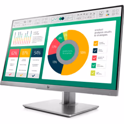 HP EliteDisplay E223 21.5" Full HD LED Noir, Argent