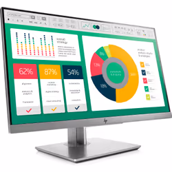 HP EliteDisplay E223 21.5" Full HD LED Noir, Argent