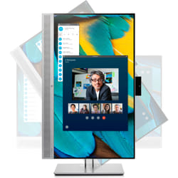 HP EliteDisplay E243m écran plat de PC 23.8" Full HD LED Noir, Argent