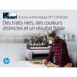 HP Cartouche d’encre 730 DesignJet noir mat, 130 ml