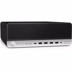 HP ProDesk 600 G3 i3-6100 SFF 4Go 1To HDD Win10 Pro PC Noir, Argent