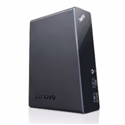 Lenovo 40AA0045EU, Avec fil, USB 3.2 Gen 1 (3.1 Gen 1) Type-A, 10,100,1000 Mbit/s, Noir, Lenovo, C-tick (Australia),FCC(USA)/ ...
