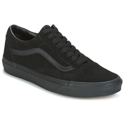 Baskets Vans Homme Old Skool en daim Noir - VANS - Old Skool - Lacets - Cuir - Adulte - Homme