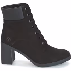 Bottes Timberland Allington 6in Lace - Femme - Noir - Talon 8cm - Cuir