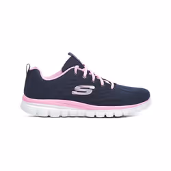 Chaussures de fitness pour femme SKECHERS GRACEFUL GET CONNECTED 12615 NVPK - Bleu