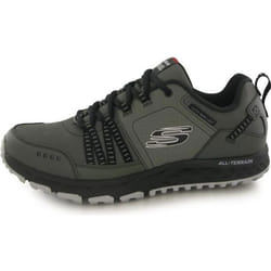 Chaussures de randonnée - SKECHERS - Escape Plan - Homme - Gris - Respirantes