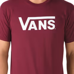 Vans V00GGGZ28 Tee-shirt Encolure torsadée Manche courte Coton