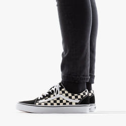 Sneakers Primary Check Old Skool Textile Blanc