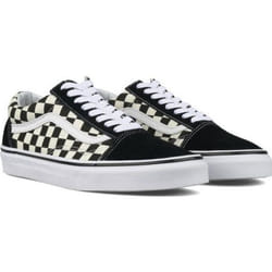 Sneakers Primary Check Old Skool Textile Blanc