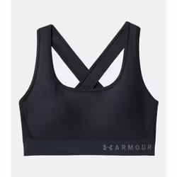 Under Armour Armour Mid Crossback, Sports, Noir, XS, Sans armature, Monochromatique, Black / Black