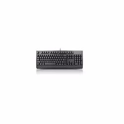 Lenovo Preferred Pro II, Taille réelle (100 %), Avec fil, USB, QWERTZ, Noir