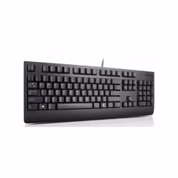 Lenovo 4X30M86893, Taille réelle (100 %), Avec fil, USB, QWERTZ, Noir