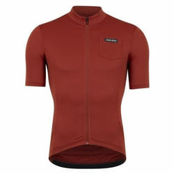 Maillot de vélo Pearl Izumi - noir et burnt rust - taille XXL - respirant et éléments réfléchissants BioViz®