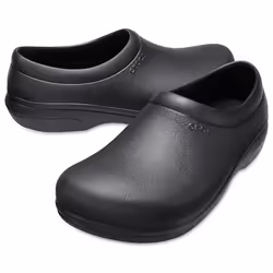 Crocs On The Clock Work Chaussures à enfiler Unisexe Noir
