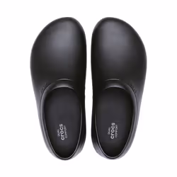 Crocs On The Clock Work Chaussures à enfiler Unisexe Noir
