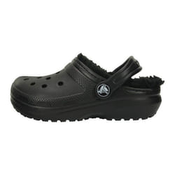 Sabots enfant - CROCS - Classic Lined Clog K - Noir - Confort Dual Crocs - Personnalisable