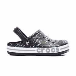Tongs Crocs Bayaband Graphic Clog 207020-0C4 Noir Synthétique