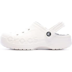 Sandales Crocs Blanches Mixte Baya Lined Clog - CROCS - Confection en résine - Doublure fourrée