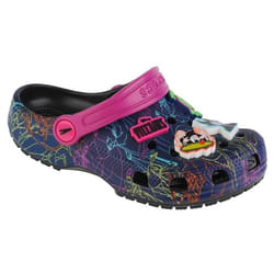 Chaussures CROCS Disney Villains Classic Kids Clog - Noir Rose - Enfant