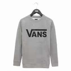 Vans Classic Crew, Adulte, Mâle, Sweatshirt, Gris, M, SML