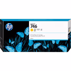 HP Cartouche d'encre DesignJet 746 de 300 ml jaune, Encre à pigments, 300 ml, 1 pièce(s)