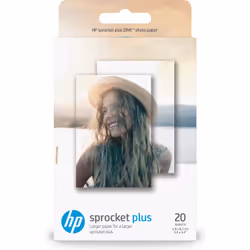 HP Papier photo Sprocket (20 feuilles, 5,8 x 8,7 cm, 2,3 x 3,4 pouces)